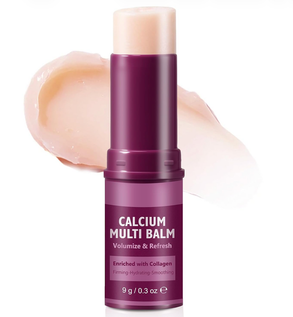 Calcium Multi Balm Stick, Calcium Volume Multi Balm Stick, Firming,Hydrating & Smoothing Collagen Moisturing Stick for Eyes, Face & Neck